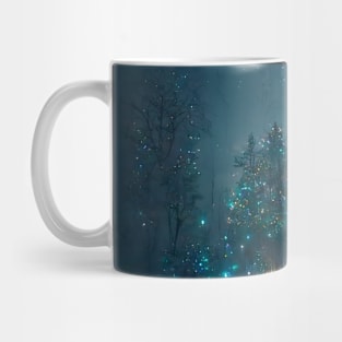 Winter Holiday Chrismas tree Landscap gift designs Series 01 Mug